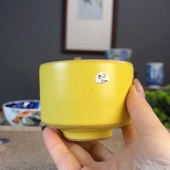 摆件景德柴烧茶杯多人