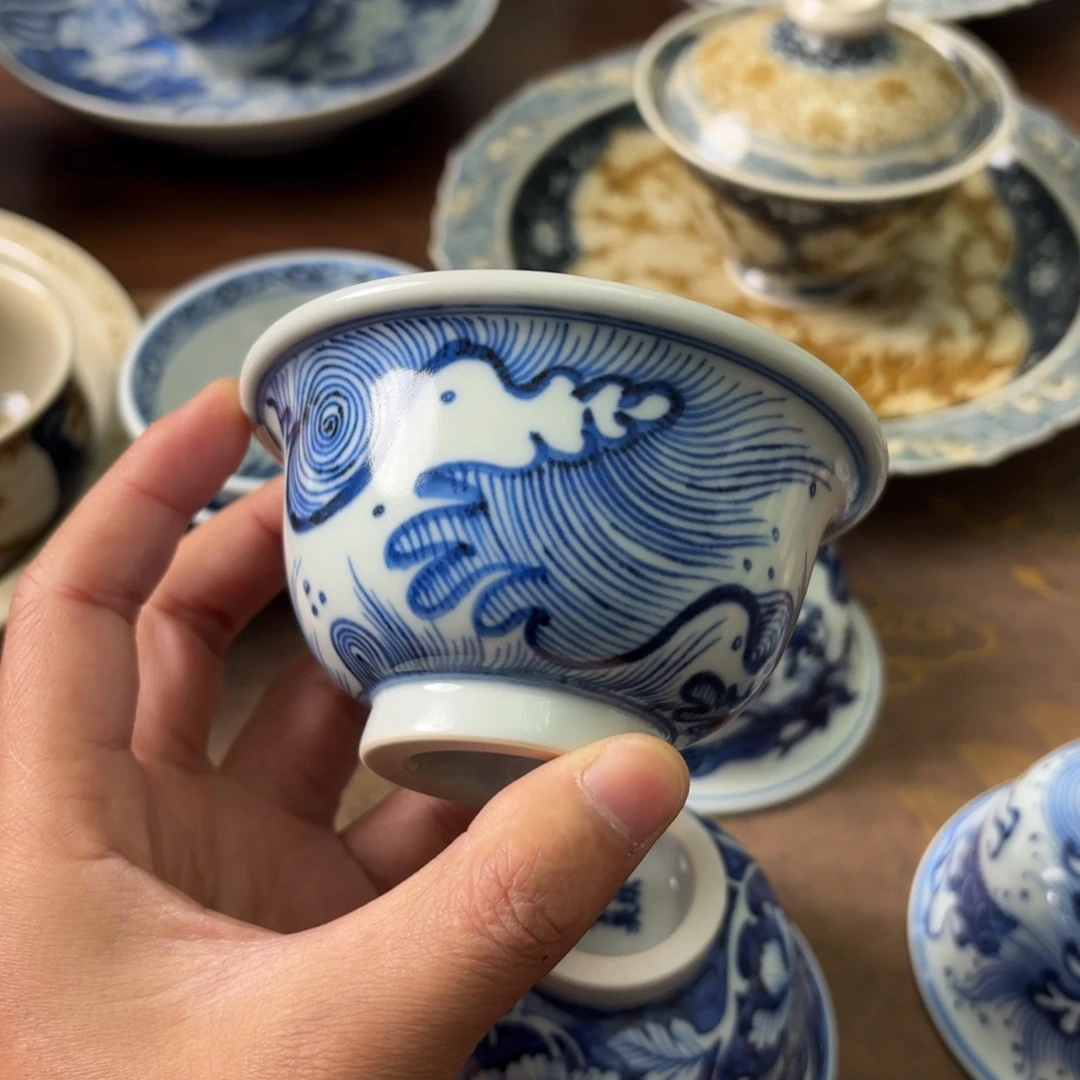 摆件陶瓷景德镇手绘茶器