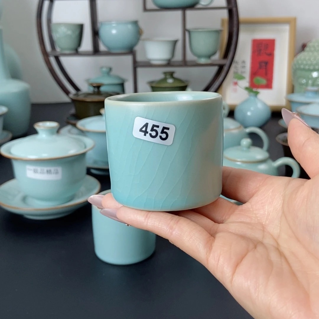 仿古釉纯手工扳指杯455号