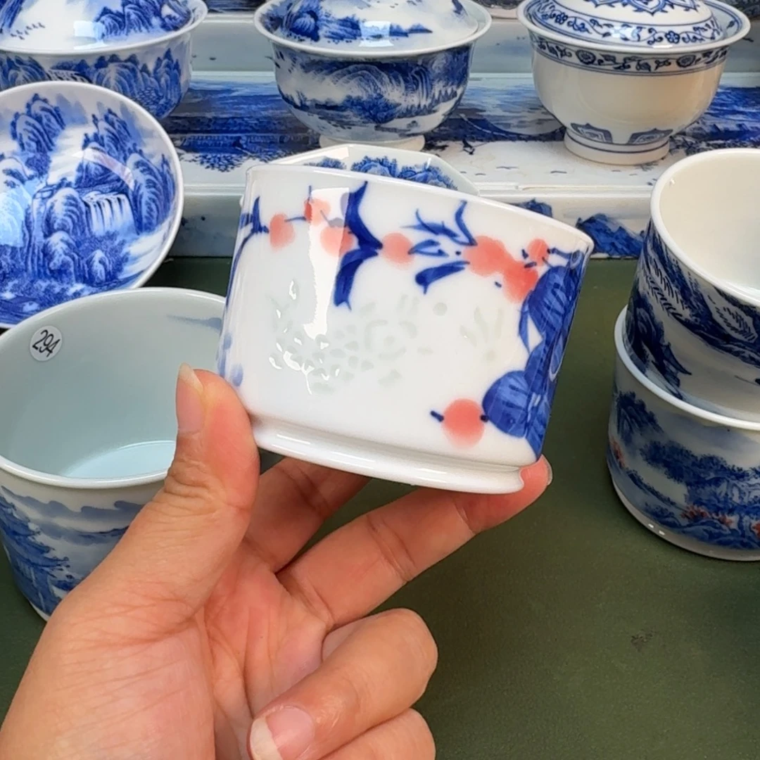 景德镇纯手绘茶具圆圆271