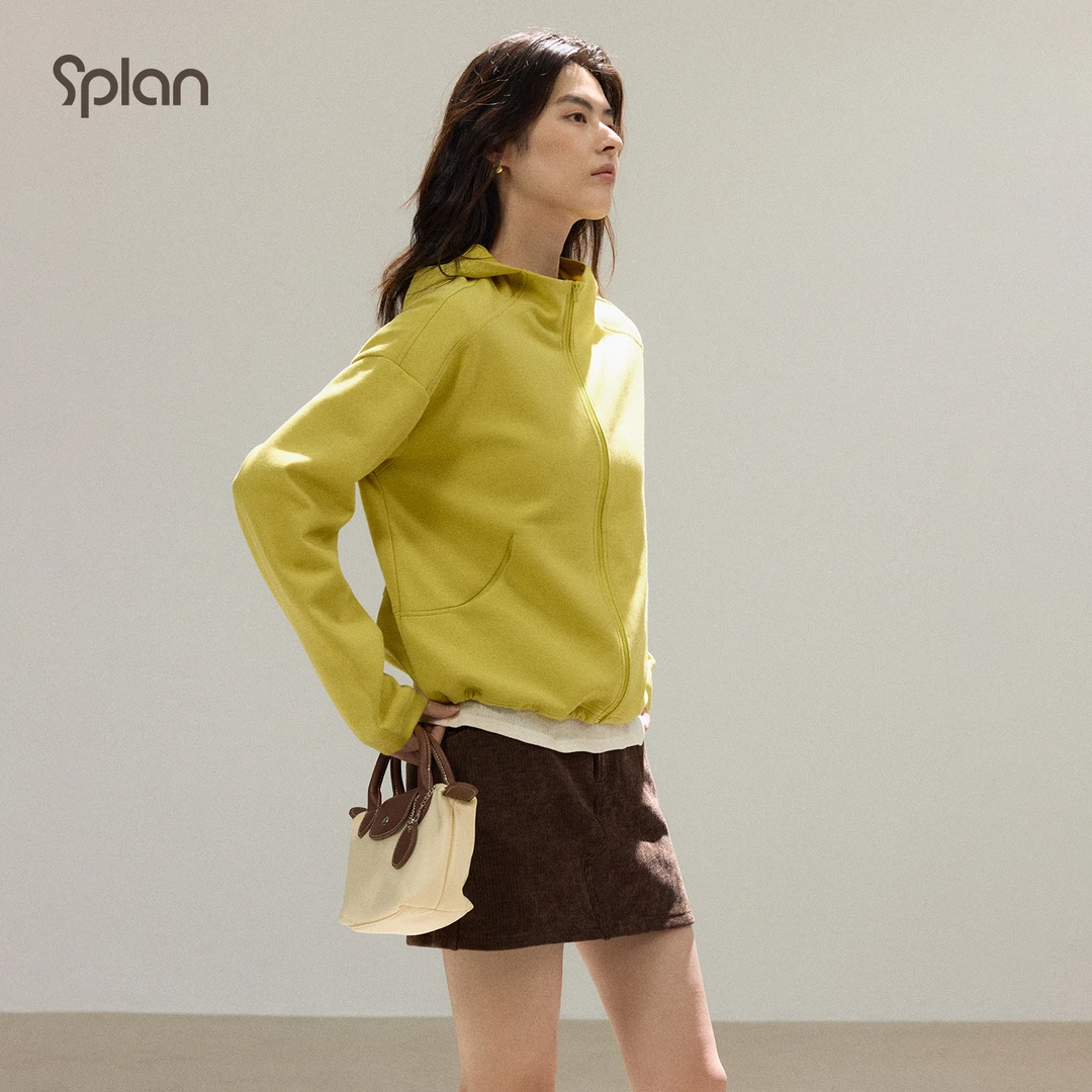 【早秋新品】SPLAN-S+ 简约时尚休闲户外防风连帽秋冬外套25832