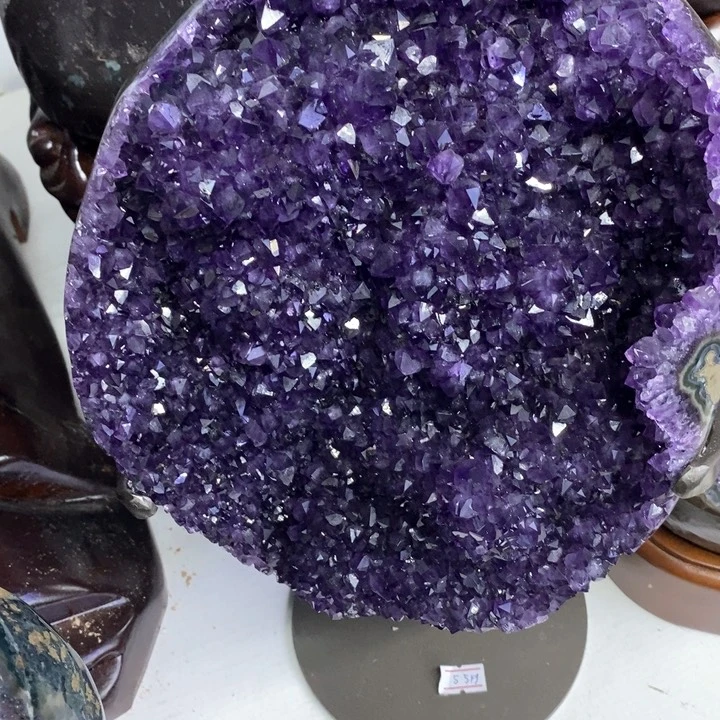 紫晶摆件未镶嵌好好