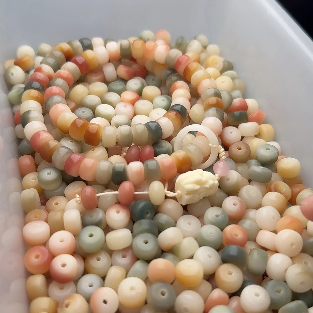 吊坠菩提根/象牙果120颗多宝飘花药片9