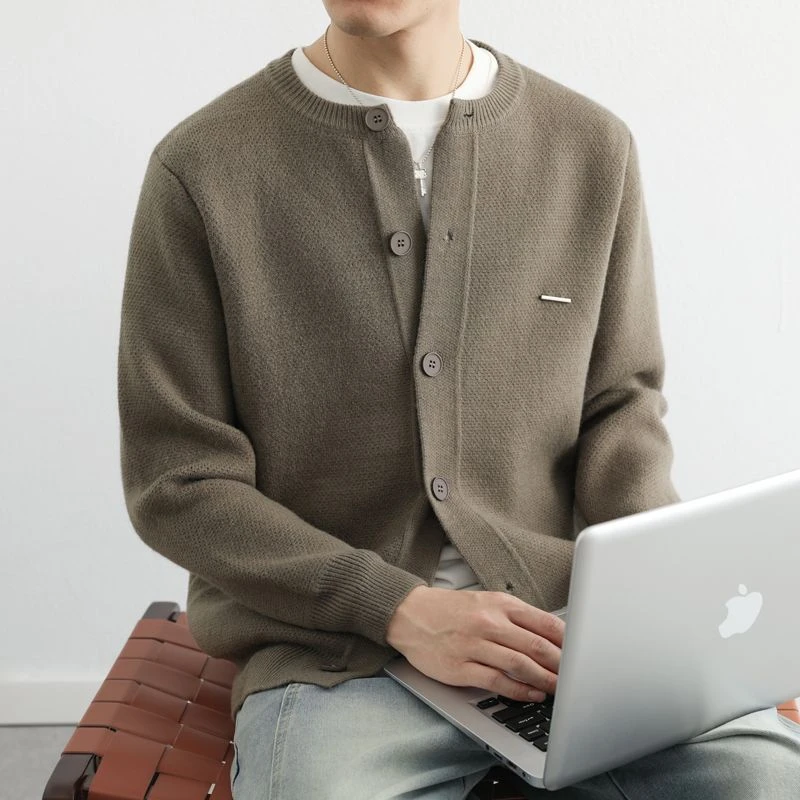 秋冬男毛衣外套开衫舒适