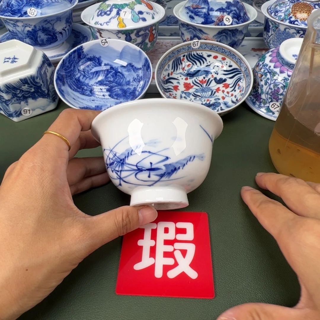 景德镇纯手工纯手绘茶具木木1