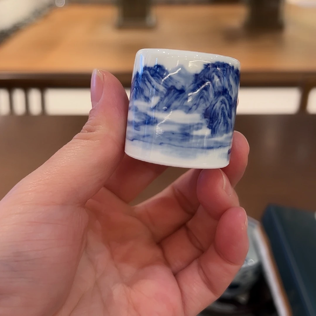 开播福利山水柴窑扳指