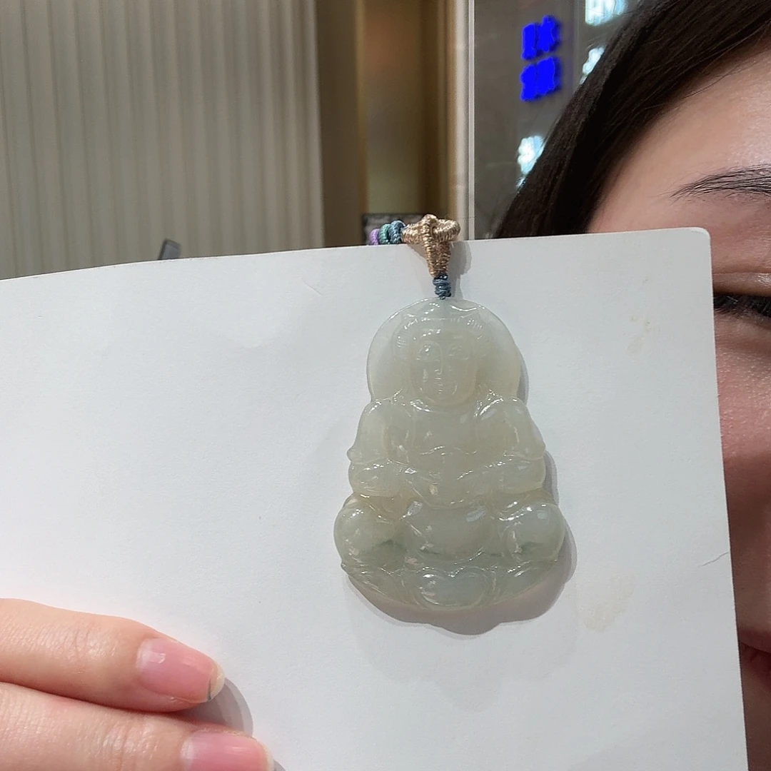 翡翠未镶嵌颈饰观音my