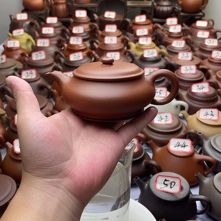 茶壶紫砂宜兴紫砂半手工