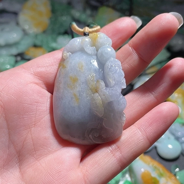 颈饰未镶嵌翡翠天