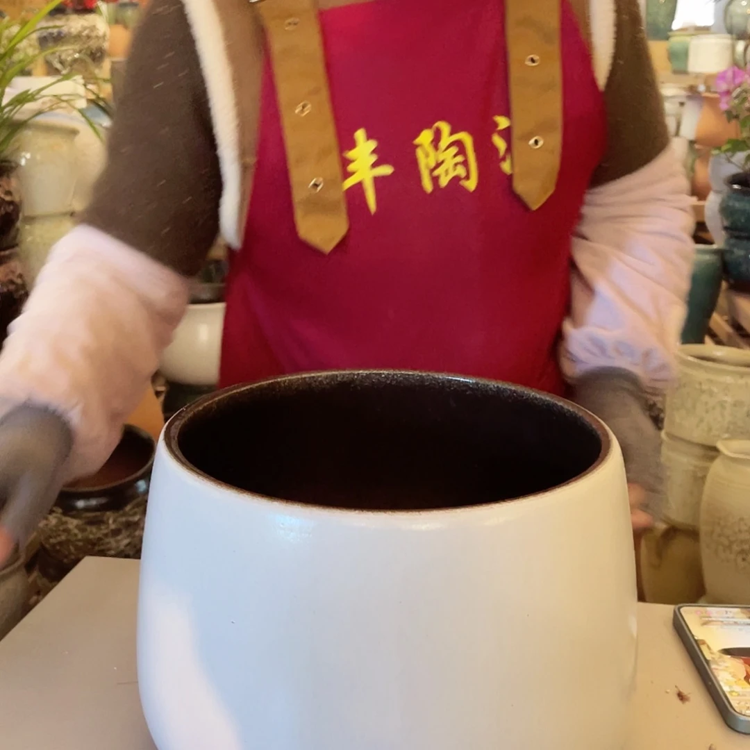 紫砂花盆高度20口径26