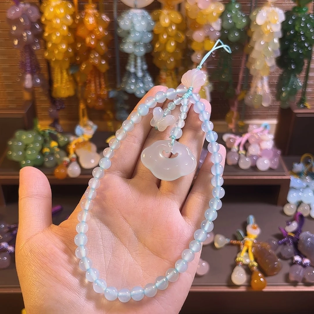 玛瑙/玉髓未镶嵌车挂