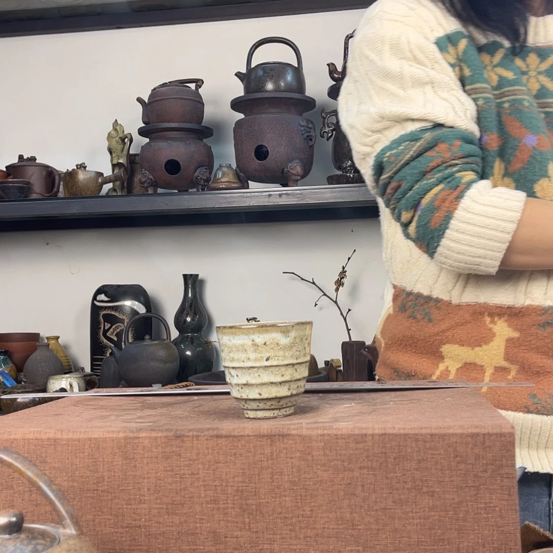 紫泥茶壶紫砂粗陶茶器