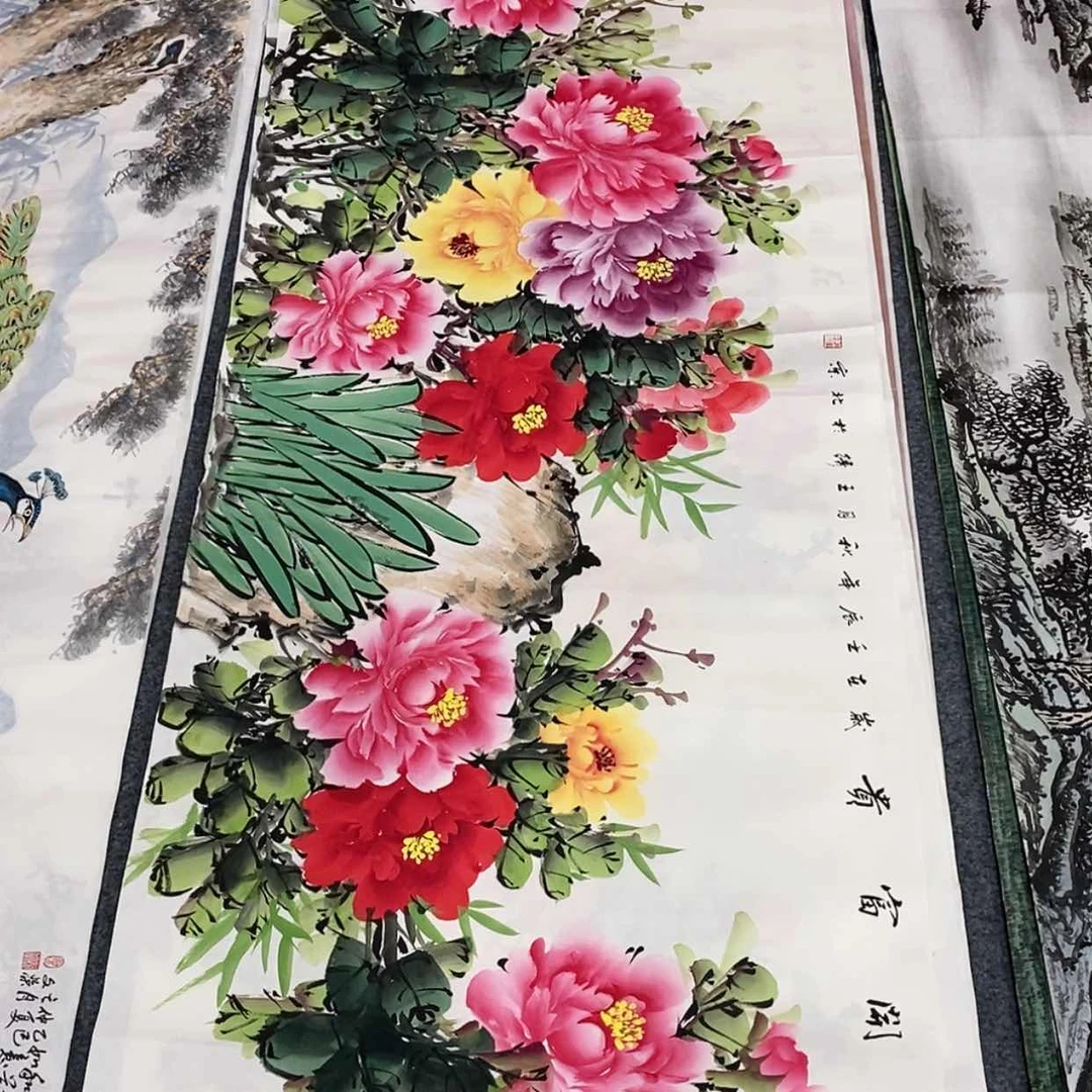 【闪购商品】国画二**杠画