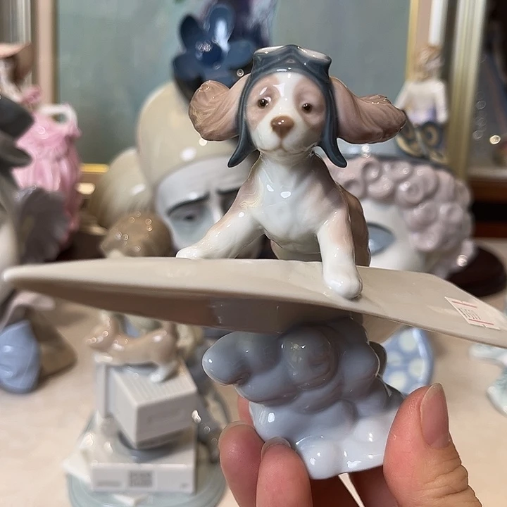 杯欧洲中古瓷器摆件