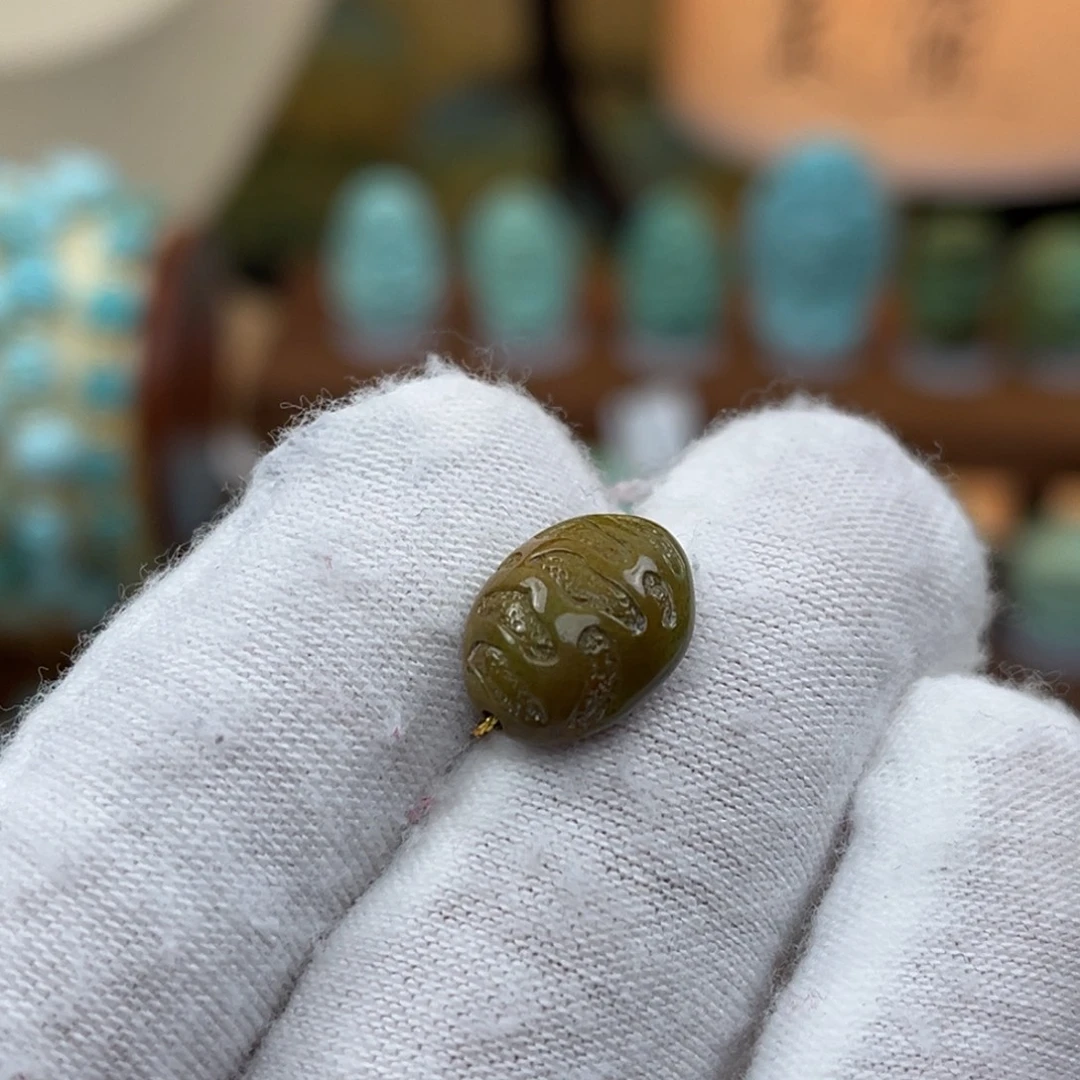 绿松石未镶嵌面包编号97