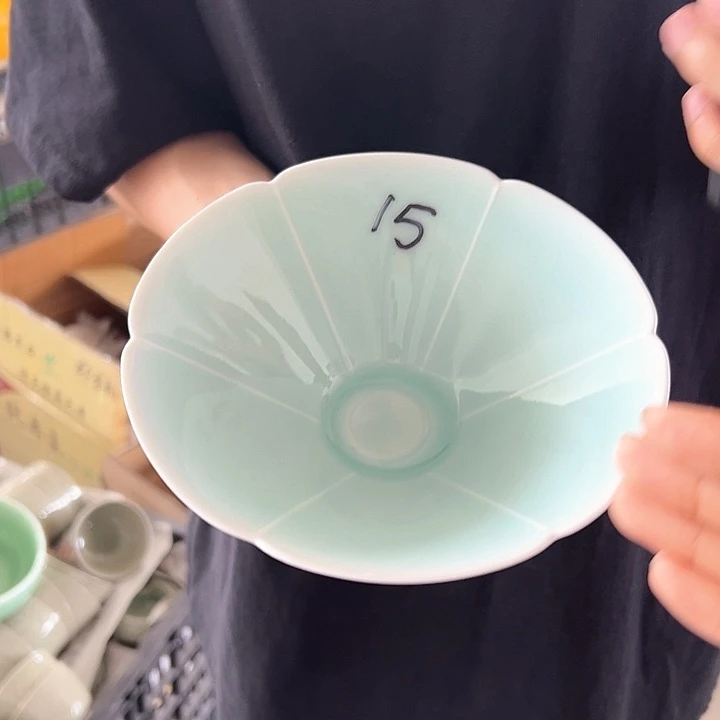 龙泉云间青瓷小米茶器