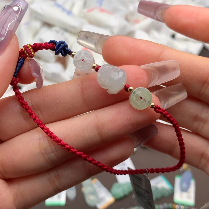 【闪购商品】翡翠手绳未镶嵌一