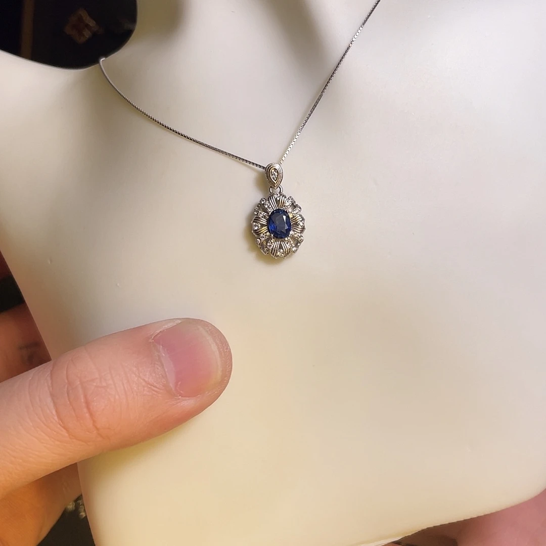 吊坠925银羽毛不带证链接