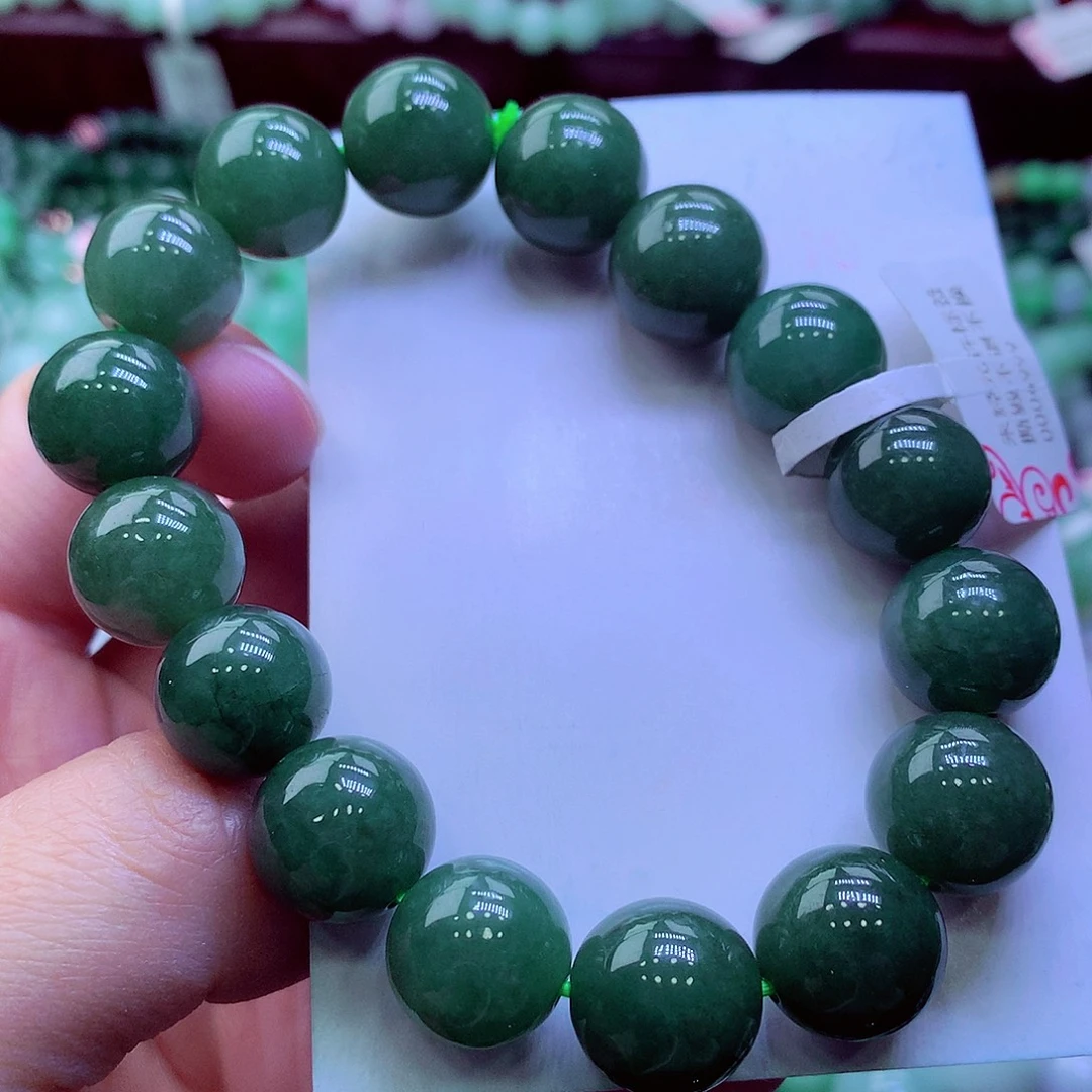 翡翠未镶嵌毛衣链