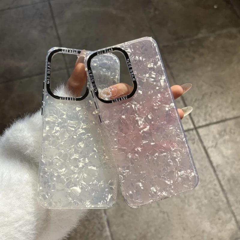 精美贝壳纹适用于opporeno13pro手机壳reno12防摔11简约10高级硬