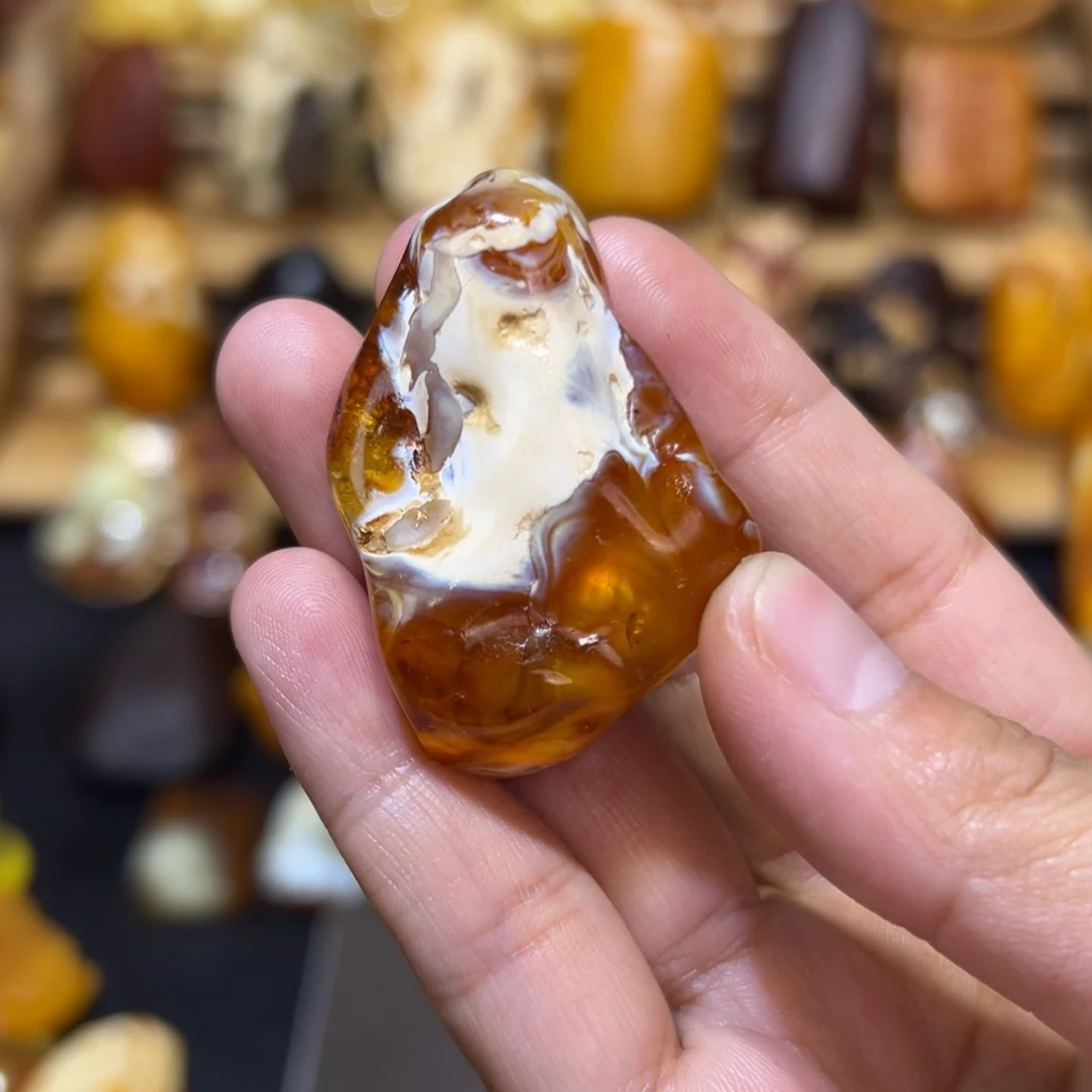 定制琥珀未镶嵌琥珀蜜蜡