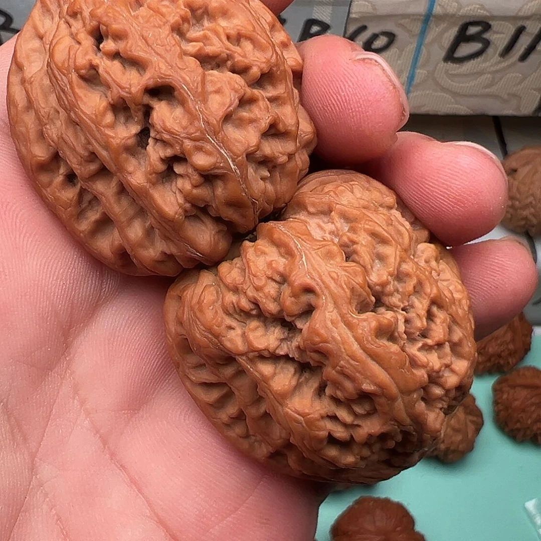 吊坠桃核红皮粗筋40