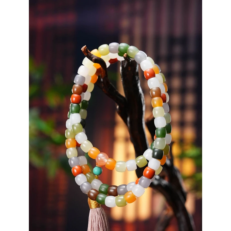 和田玉多宝项链挂件