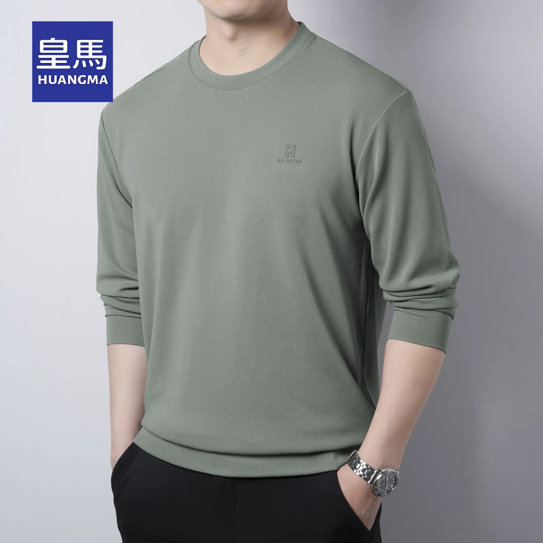 【春季新款】男士卫衣春季新款2025高档圆领卫衣春秋打底男春款爆款