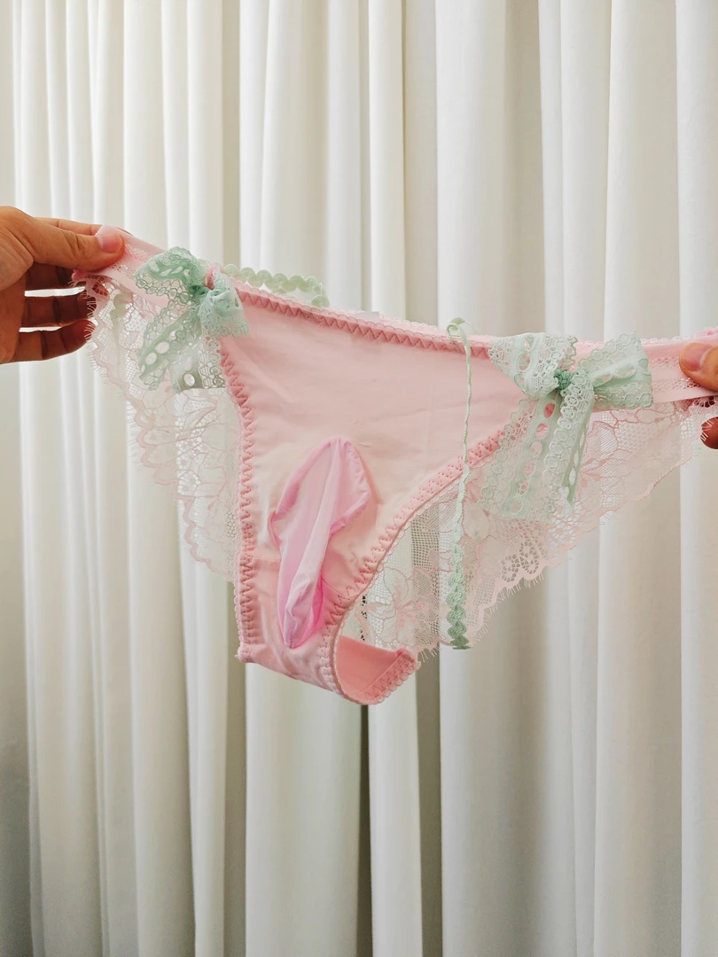 微醺蜜桃~小哥哥风性感蕾丝内裤男纯欲半包臀0镂空性感男士三角裤