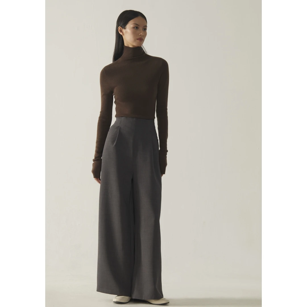 MonTendre【梨形天菜】四季可穿 O 老钱风百搭高腰显瘦阔腿休闲裤女