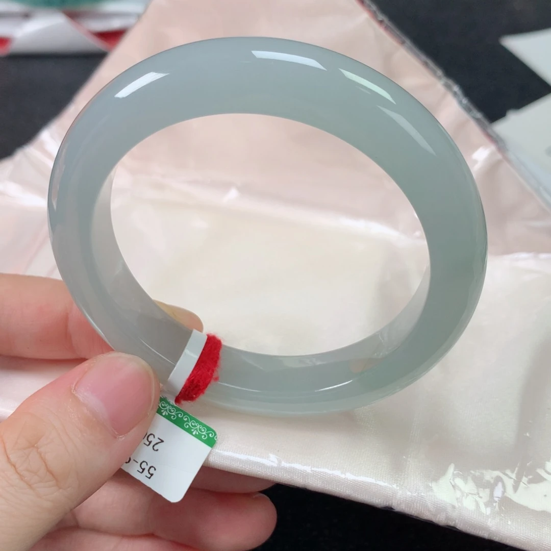 未镶嵌手镯翡翠缅甸天然翡翠手镯55