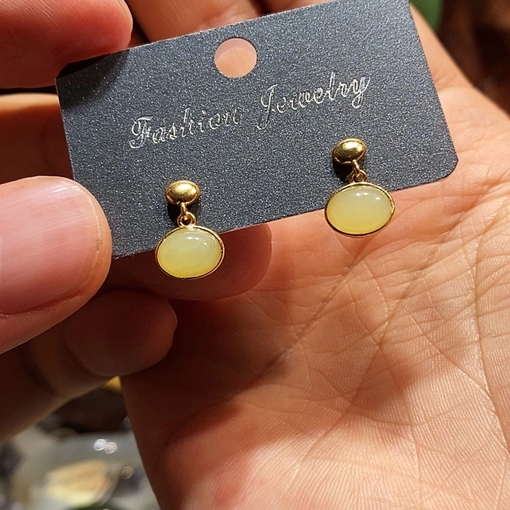 和田玉银S925镶嵌颈饰