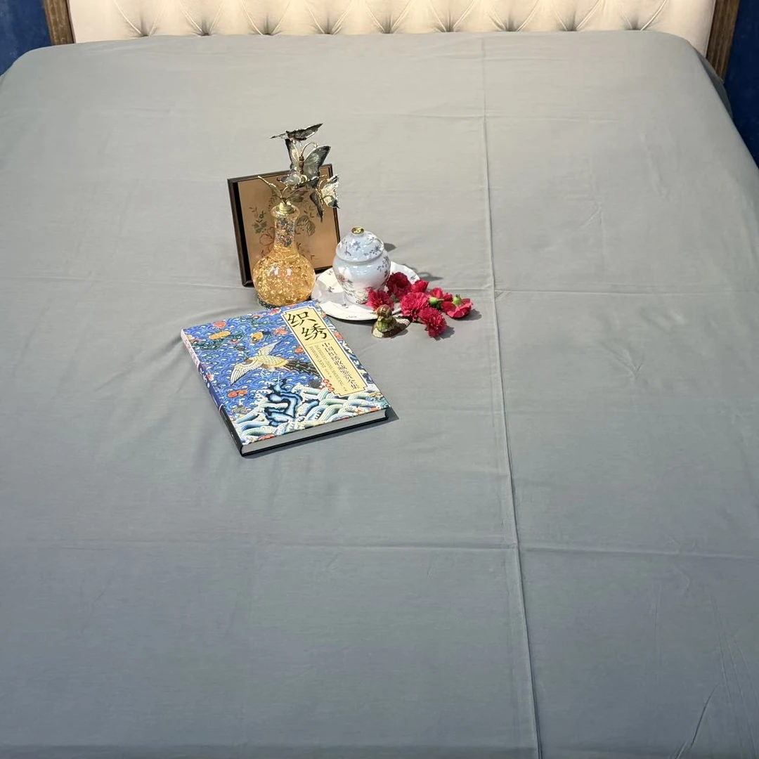 DZ388【玫瑰棉】绿色床单2.3*2.6m