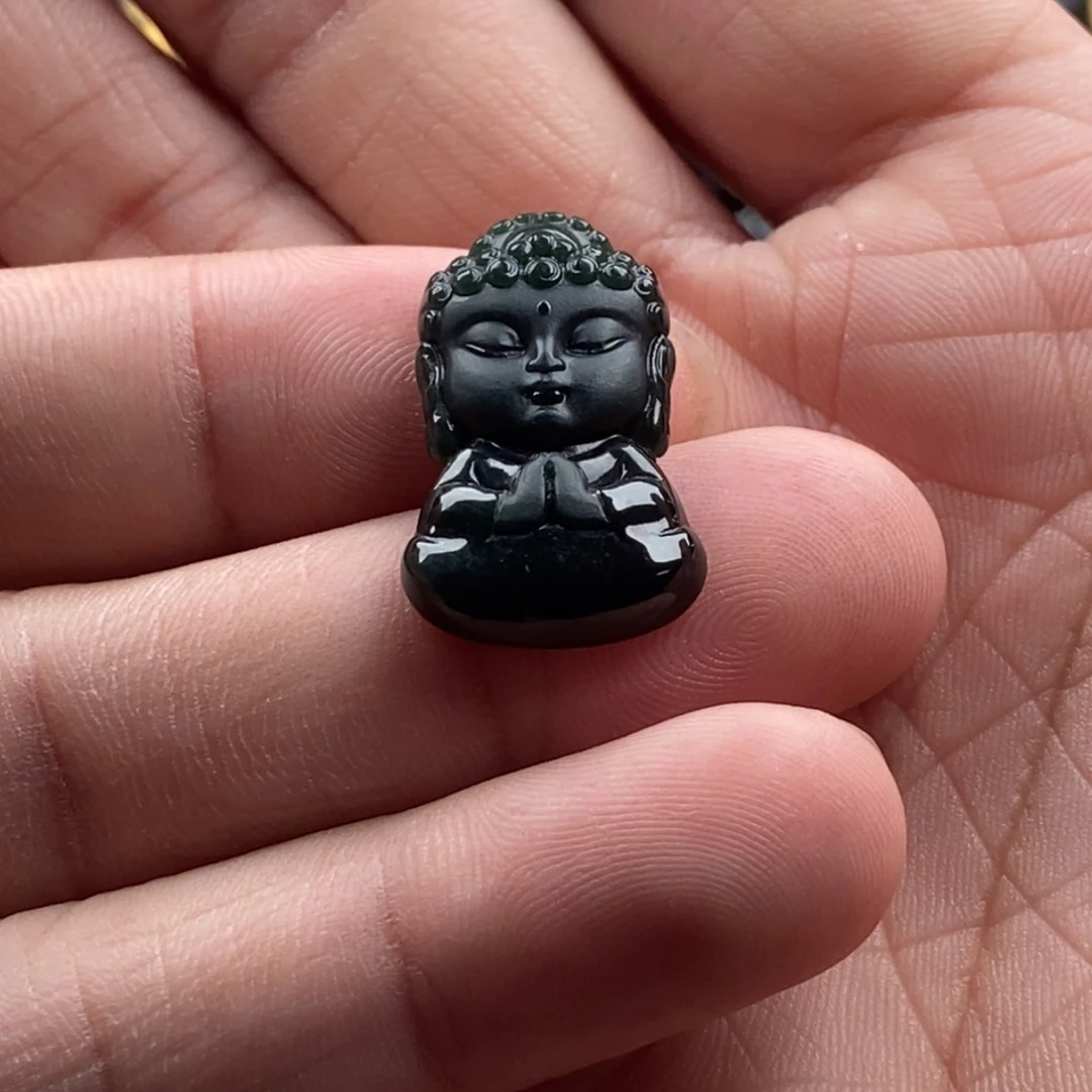 颈饰未镶嵌翡翠宝宝佛