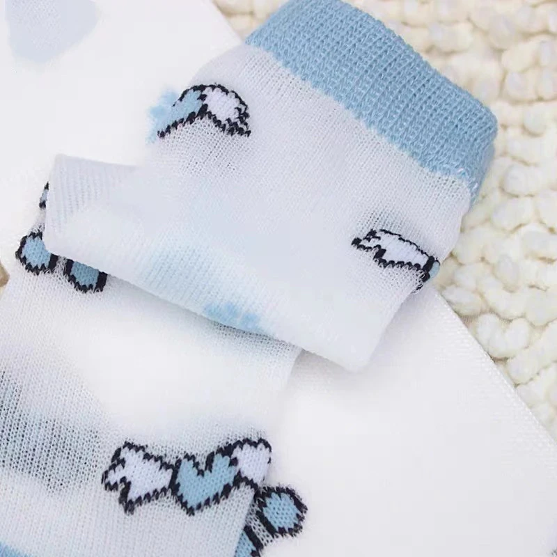 甜心家袜子天使小爱心防蚊袜