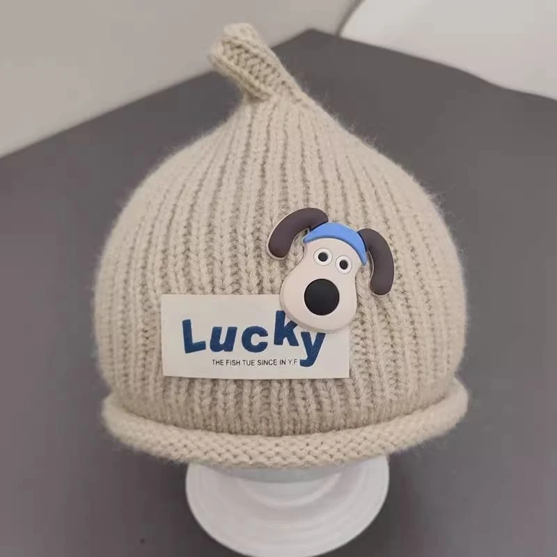好孩子【万达撤柜】宝宝毛线帽帽超萌针织防风保暖可爱奶嘴男女秋冬
