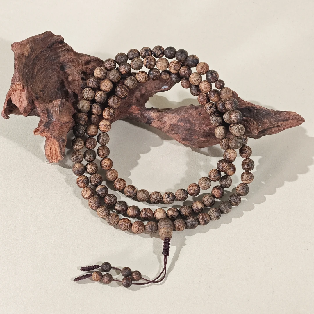 沉香达拉干8mm圆珠多圈长串YLDLG081