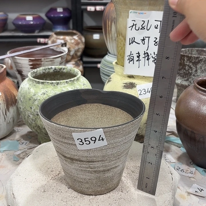 摆件高13，k14.5，瑕疵处理有孔3594