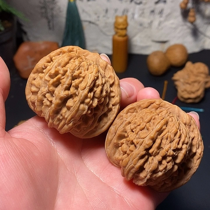 文玩核桃吊坠46四座楼全品