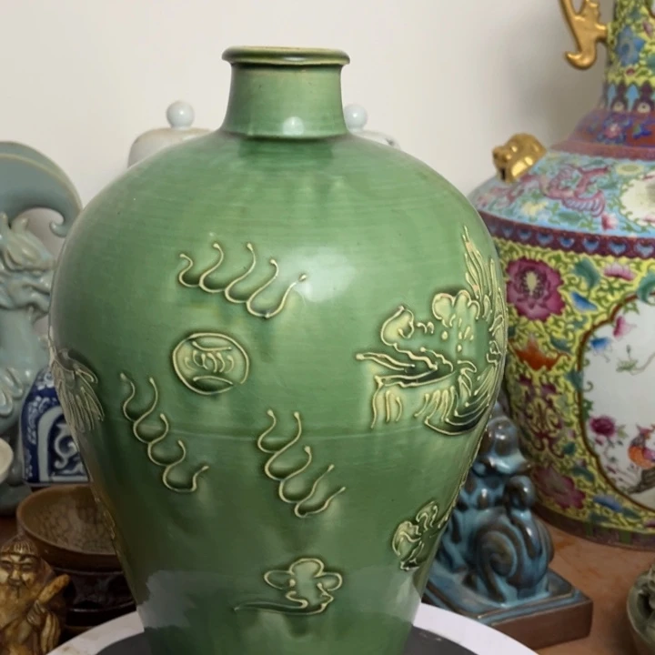 紫砂花瓶瓷器瓷器