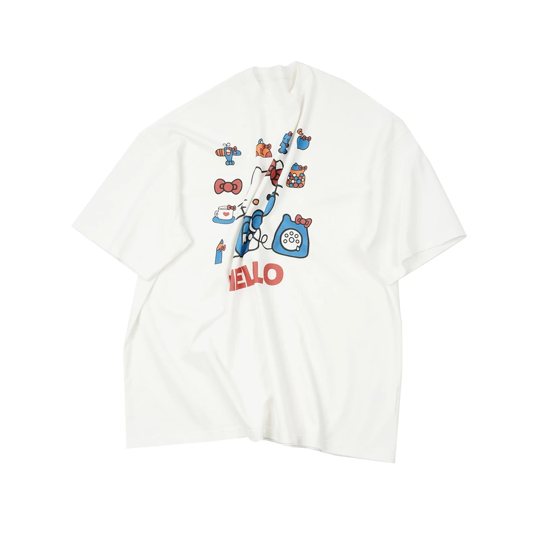 【字母小猫咪T恤】LG5ZA0235