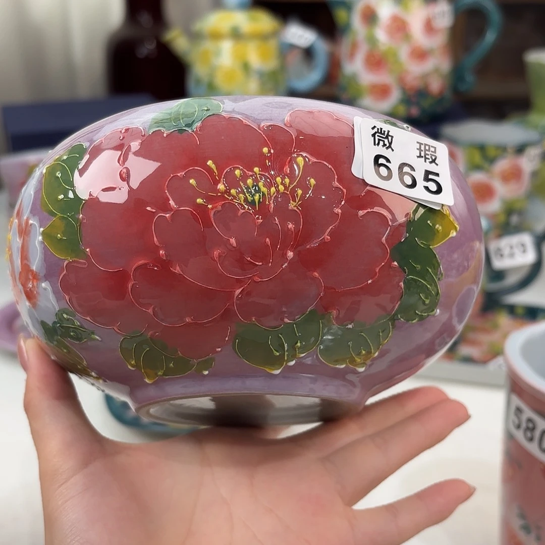 漫***漫景德镇手绘高温釉下彩陶瓷茶具