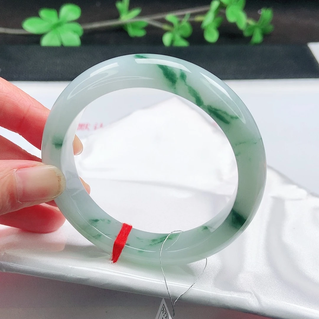 未镶嵌手镯翡翠57圈