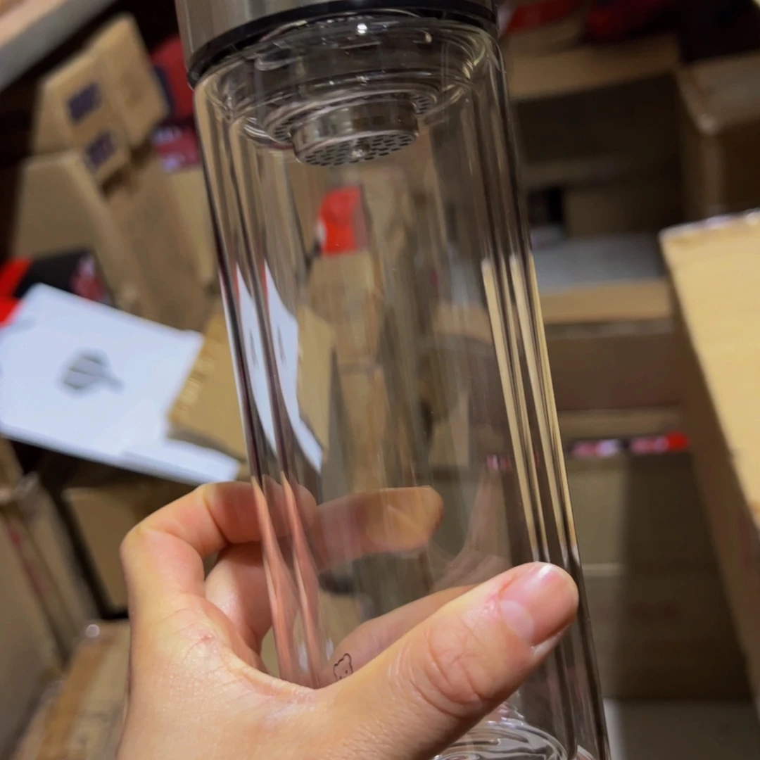 6712希双层玻璃杯360玻璃杯