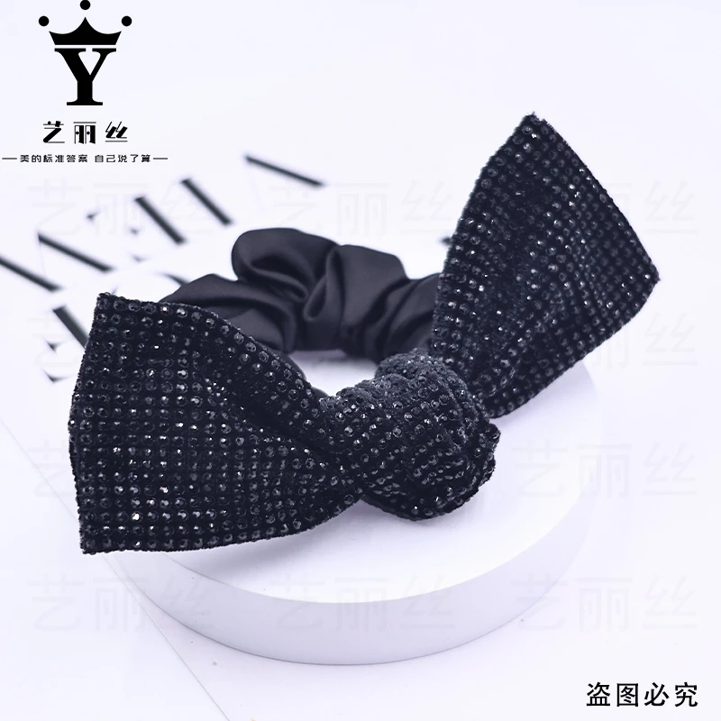 艺丽丝 巴黎王妃 [新瑞] 新款高级璀璨满锆蝴蝶结时尚发圈 YL760