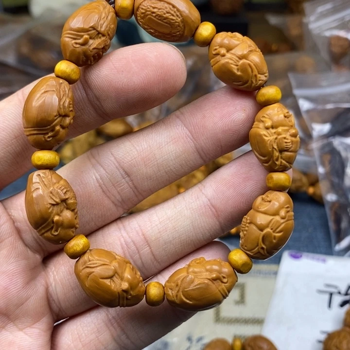 橄榄核手串/手链橄榄核雕工艺手串