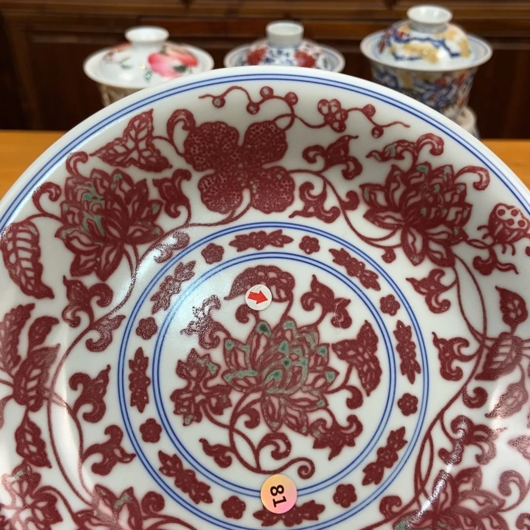 手绘现代茶具非古董