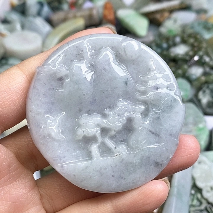 翡翠未镶嵌颈饰天然翡翠30