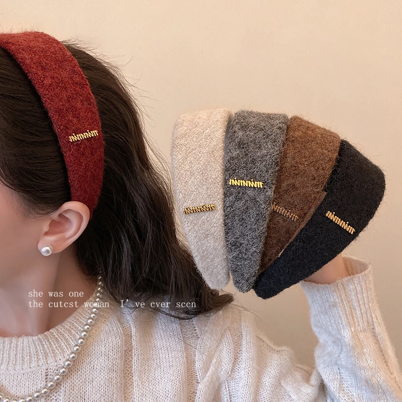 秋冬金标宽边发箍女2025新款高颅顶洗脸压发头箍时尚洋气发卡头饰