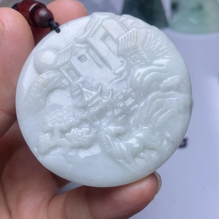 颈饰未镶嵌翡翠翡翠